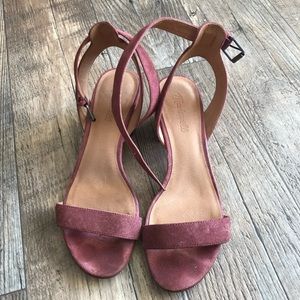 Madewell Dusty Pink Heels